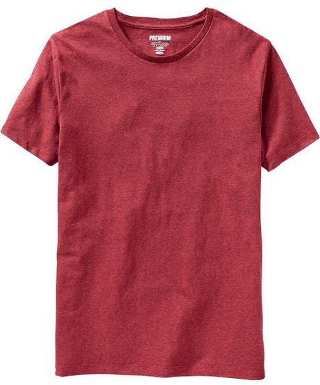 Old Navy Vintage Crew Neck Tees in Red for Men (red herring) | Lyst