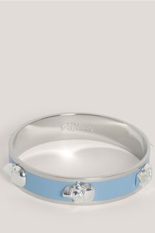 Alexander McQueen 3d Enamel Skull Bangle - Lyst