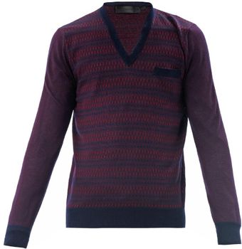 Alexander McQueen Jacquard Stripe V-neck Sweater - Lyst