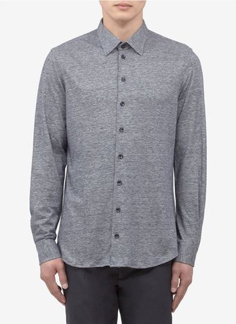 Armani Cotton Jersey Shirt - Lyst