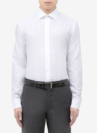Armani Slimfit Cotton Shirt - Lyst