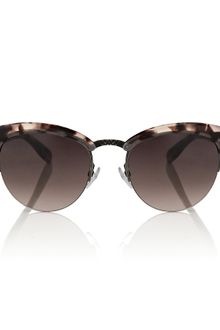Bottega Veneta Cat Eye Tortoiseshell Sunglasses - Lyst