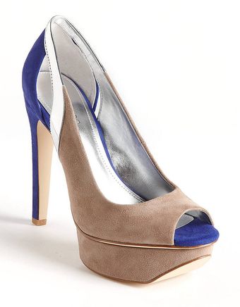 Calvin Klein Kayleen Suede Platform Pumps - Lyst