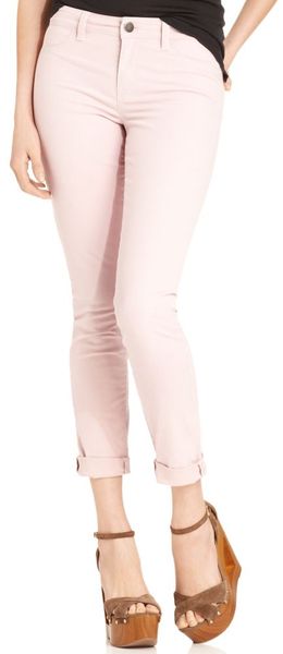 Calvin Klein Jeans Skinny Cuffed Jeans Blossom Pink Wash - Lyst