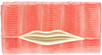 Diane Von Furstenberg Carolina Lips Clutch - Lyst