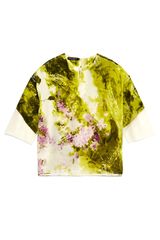 Dolce & Gabbana  Paint Print Washed Silk Tee