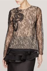Jason Wu Embroidered Florallace Top