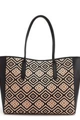 J.Crew Tartine Tote in Diamond Raffia