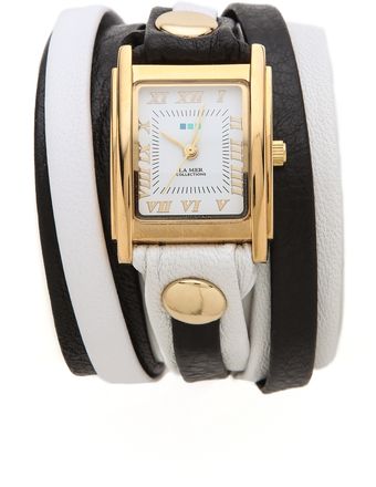 La Mer Collections Square Case Wrap Watch - Lyst