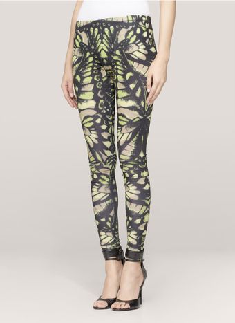 McQ by Alexander McQueen Butterflyprint Leggings - Lyst