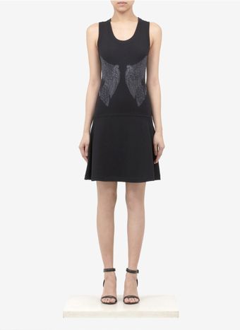 Prabal Gurung Wing Patterned Woolblend Knit Tank Dress - Lyst
