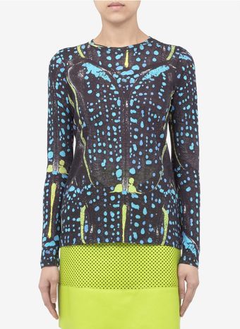 Proenza Schouler Printed Long Sleeve T-shirt - Lyst