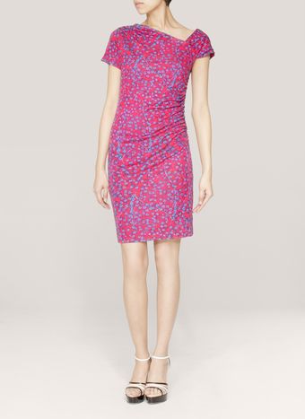 See By Chloé Contrastsleeve Printed Jersey Dress - Lyst
