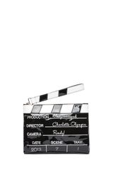Charlotte Olympia Lights Camera Action Clutch in Black