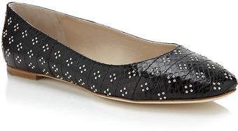 Chloé Jenna Stud Embellished Flat - Lyst