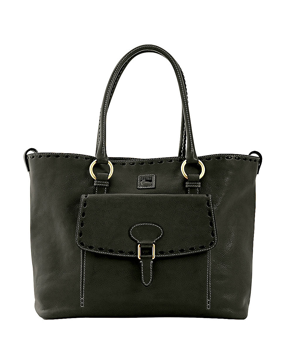 dooney & bourke florentine leather pocket shopper