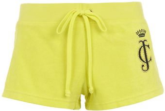 Juicy Couture Towelling Shorts - Lyst