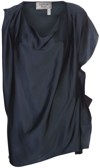 Lanvin Sleeveless Blouse - Lyst