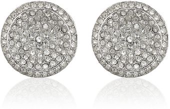 Michael Kors Silver Pavã Stud Earrings - Lyst