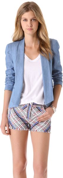Rebecca Minkoff Chambray Becky Jacket - Lyst
