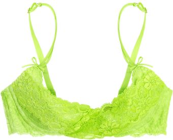 Agent Provocateur Margot Neon Lace Bra - Lyst