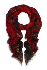 Alexander McQueen Tortoiseshell God Save Mcqueen Pashmina