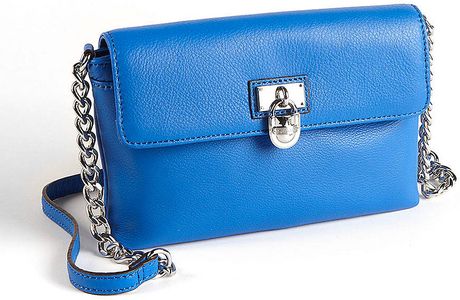 Calvin Klein Leather Crossbody Bag in Blue (cornflower) Calvin Klein Leather Crossbody Bag in Blue (cornflower)