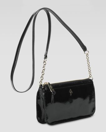Cole Haan Jitney Patent Ziptop Crossbody Bag - Lyst