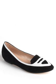 DKNY Tilly Suede and Patent Leather Loafers - Lyst