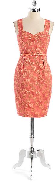 French Connection Belted Tank Dress - Lyst
