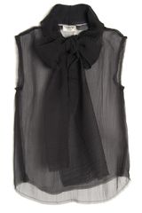 Lanvin Sleeveless Bow Top