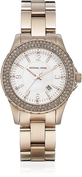 Michael Kors Crystal Watch - Lyst
