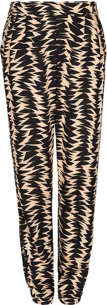 Topshop Geo Print Joggers - Lyst