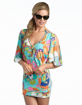 Trina Turk Sea Cove Tunic Swim Coverup - Lyst