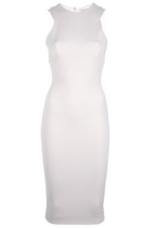 Victoria Beckham Dense Rib Fitted Dress - Lyst