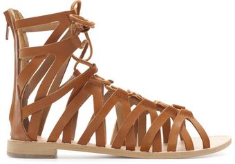 Zara Cross Strap Sandal - Lyst