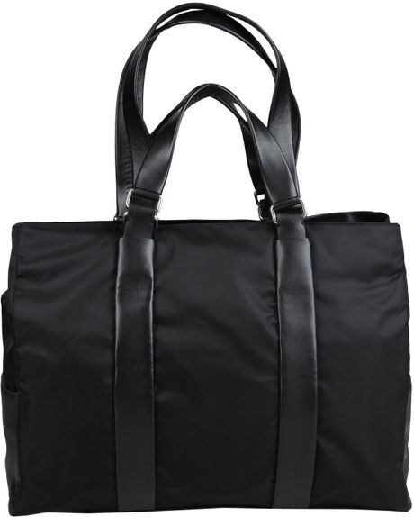 calvin klein black duffle bag