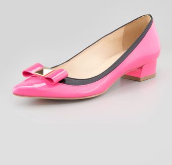 Kate Spade Anika Patent Bow Pump - Lyst