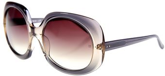 Linda Farrow Luxe Tetra Oversize Sunglasses - Lyst