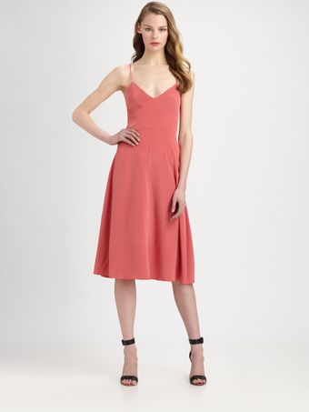 Tibi Silk Strappy Dress - Lyst