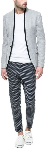 Zara Double Collar Blazer - Lyst