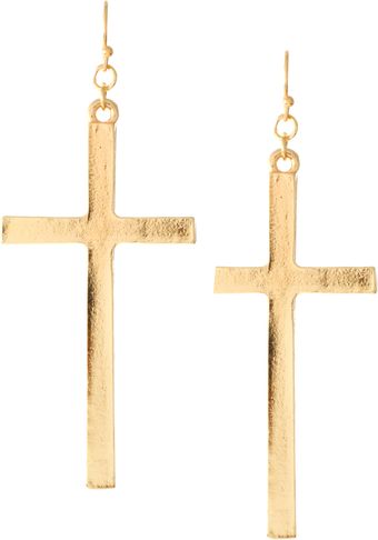 ASOS Collection Cross Earrings - Lyst