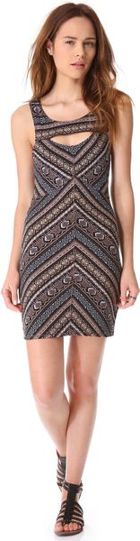 Free People Body Con Cutout Slip Dress - Lyst