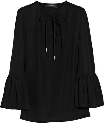 Gucci Crepejersey Top - Lyst