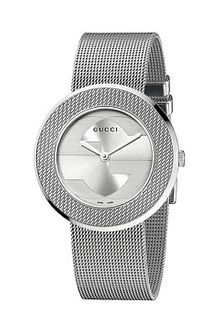 Gucci Uplay 35mm Stainless Steel Mesh Watch - Lyst