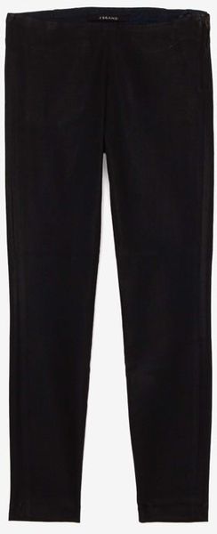 J Brand Clean Coated Capri - Lyst