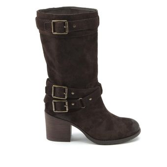 Jessica Simpson Nermin Tobacco Brown Suede Boots - Lyst