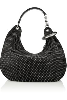 Jimmy Choo Solar Studded Leather Hobo Bag - Lyst