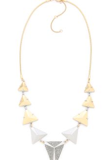 Madewell Triangle Statement Necklace - Lyst