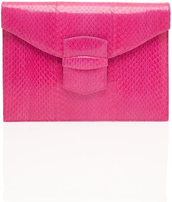 Oscar de la Renta Small Grafton Clutch Bag - Lyst